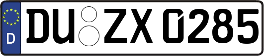DU-ZX0285