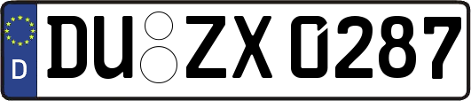 DU-ZX0287