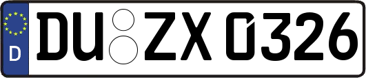 DU-ZX0326