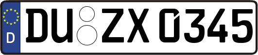 DU-ZX0345