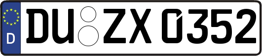 DU-ZX0352