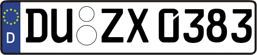 DU-ZX0383