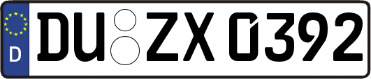 DU-ZX0392