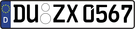 DU-ZX0567
