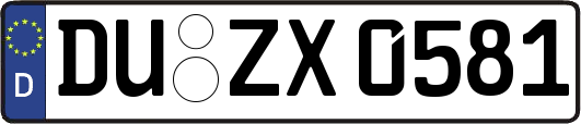 DU-ZX0581