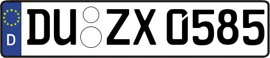 DU-ZX0585
