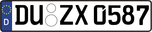 DU-ZX0587