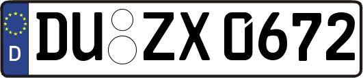 DU-ZX0672
