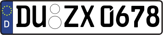 DU-ZX0678