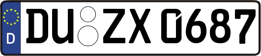 DU-ZX0687