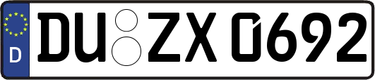 DU-ZX0692