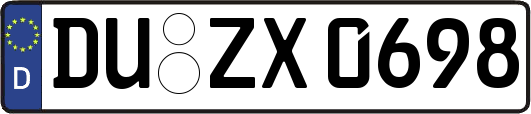 DU-ZX0698