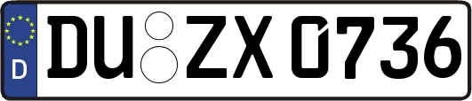DU-ZX0736