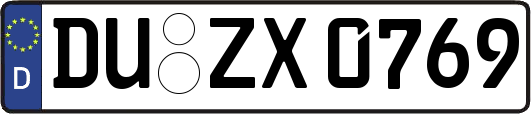 DU-ZX0769