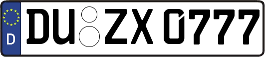 DU-ZX0777