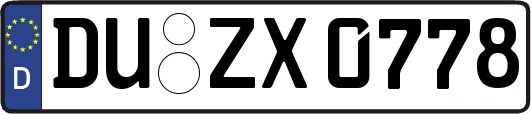 DU-ZX0778