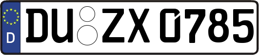 DU-ZX0785