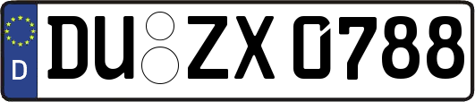 DU-ZX0788