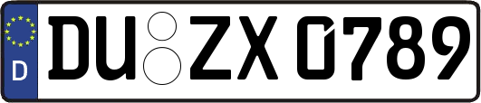 DU-ZX0789