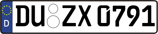 DU-ZX0791