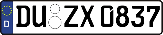 DU-ZX0837
