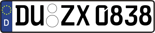 DU-ZX0838