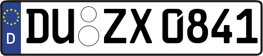 DU-ZX0841