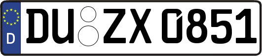DU-ZX0851