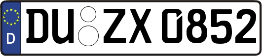 DU-ZX0852
