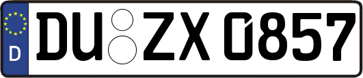 DU-ZX0857