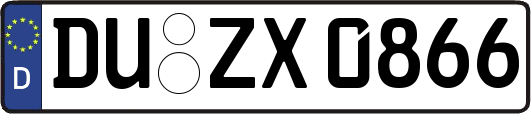DU-ZX0866