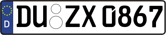 DU-ZX0867