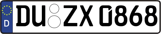 DU-ZX0868