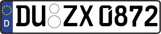 DU-ZX0872