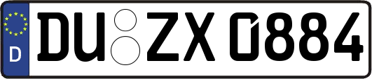DU-ZX0884