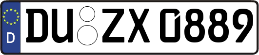 DU-ZX0889