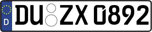 DU-ZX0892