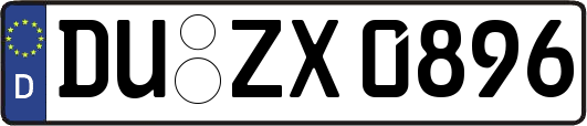 DU-ZX0896