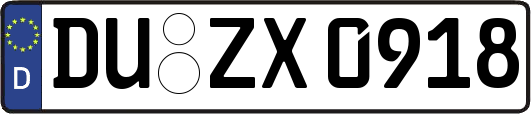 DU-ZX0918