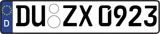 DU-ZX0923
