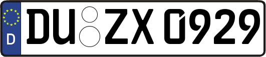 DU-ZX0929