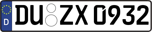 DU-ZX0932