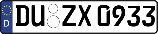 DU-ZX0933