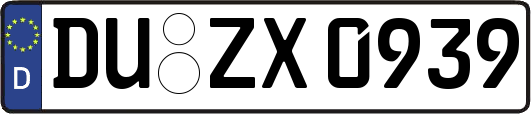 DU-ZX0939