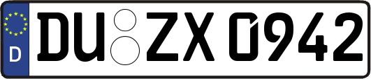 DU-ZX0942
