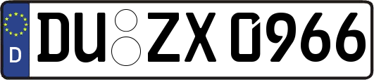 DU-ZX0966
