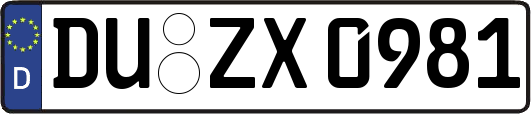 DU-ZX0981