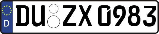 DU-ZX0983