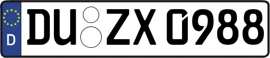 DU-ZX0988