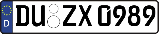 DU-ZX0989
